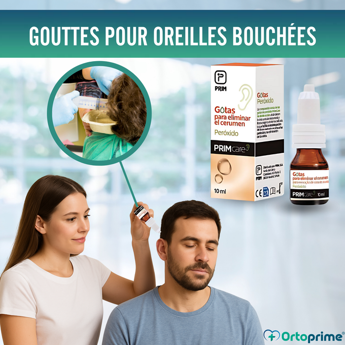 Gouttes pour éliminer le cérumen des oreilles | Peroxyde 10ml