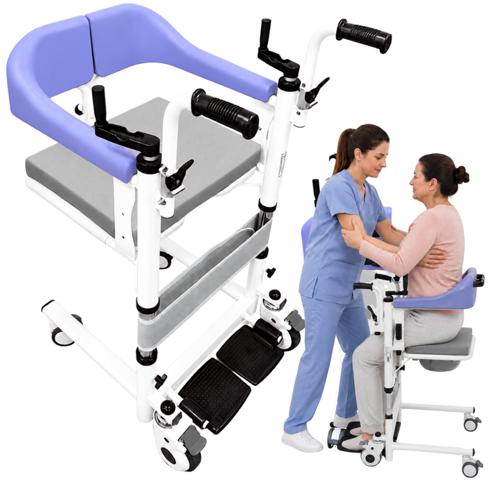 Chaise de Transfert 3 en 1 | Chaise WC Réglable