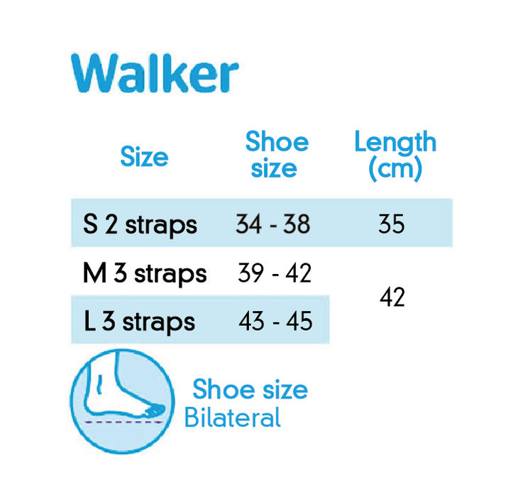 Bottes Walker avec Longueur Fixe pour les Blessures aux Jambes et aux Pieds