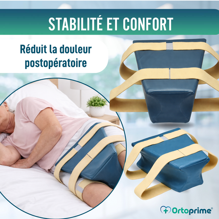 Coussin Abducteur de Hanche Post-Opératoire Imperméable