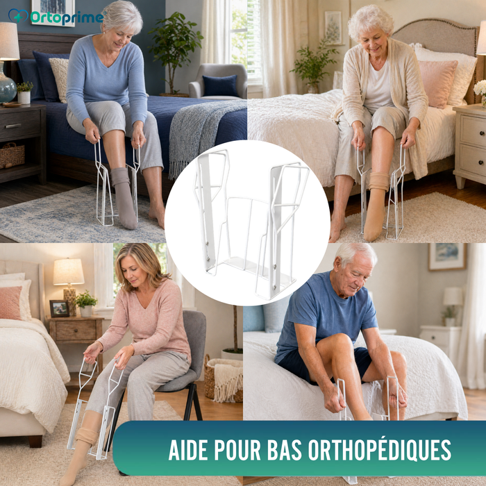 Enfile-bas de Compression | Aide Pliable