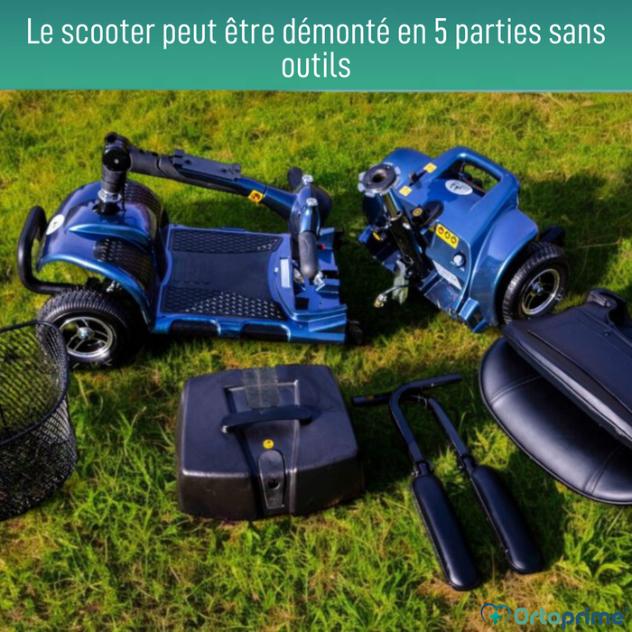 Scooter Démontrable pour Mobilité Réduite | 4 Roues