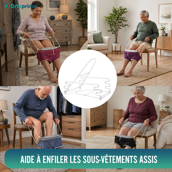 Enfileur de Sous-Vêtements Pliable | Deux Tailles