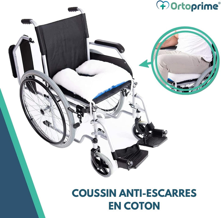 Coussin Antiescarres en Forme de Fer à Cheval en Coton