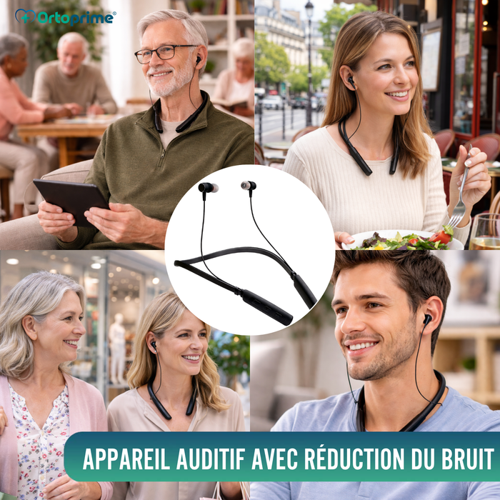 Amplificateur Auditif Rechargeable Anti-Bruit