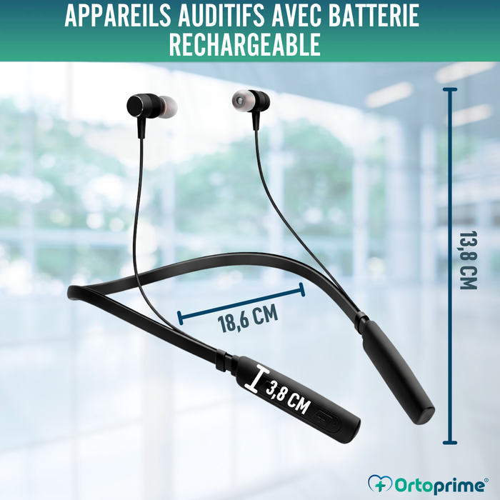 Amplificateur Auditif Rechargeable Anti-Bruit