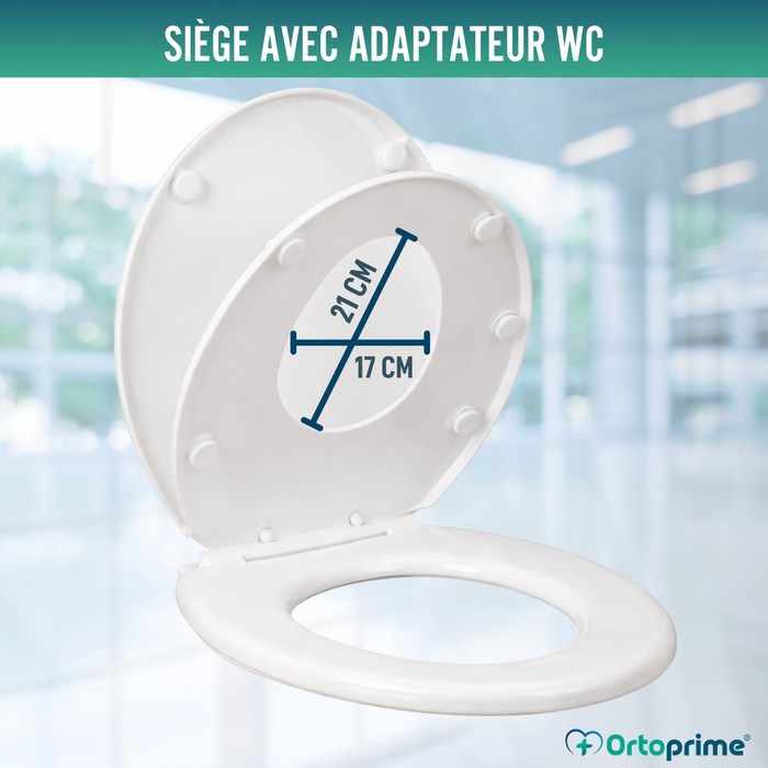 Réducteur WC Enfant avec Couvercle | Adaptateur Toilettes