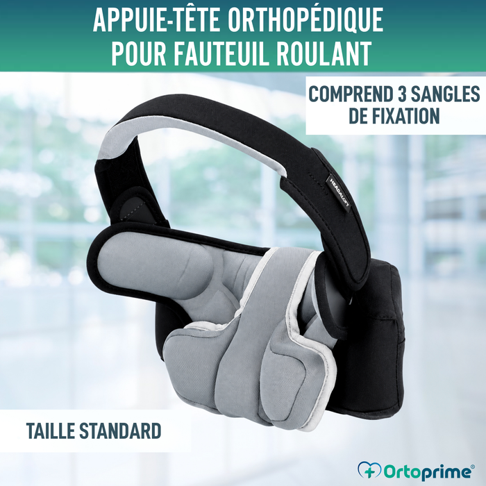Appui-tête Réglable pour Fauteuil Roulant | 2 Modèles