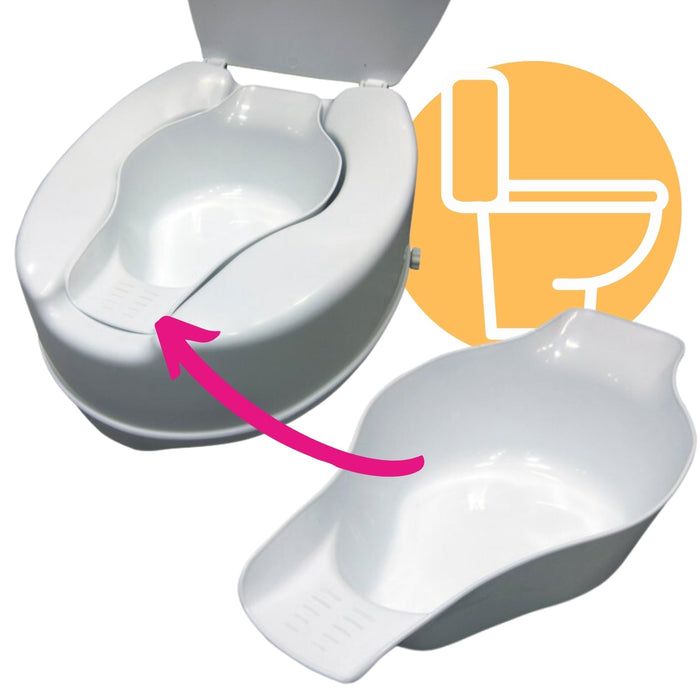 Bidet Portable pour Rehausseur WC | Siège Adaptable