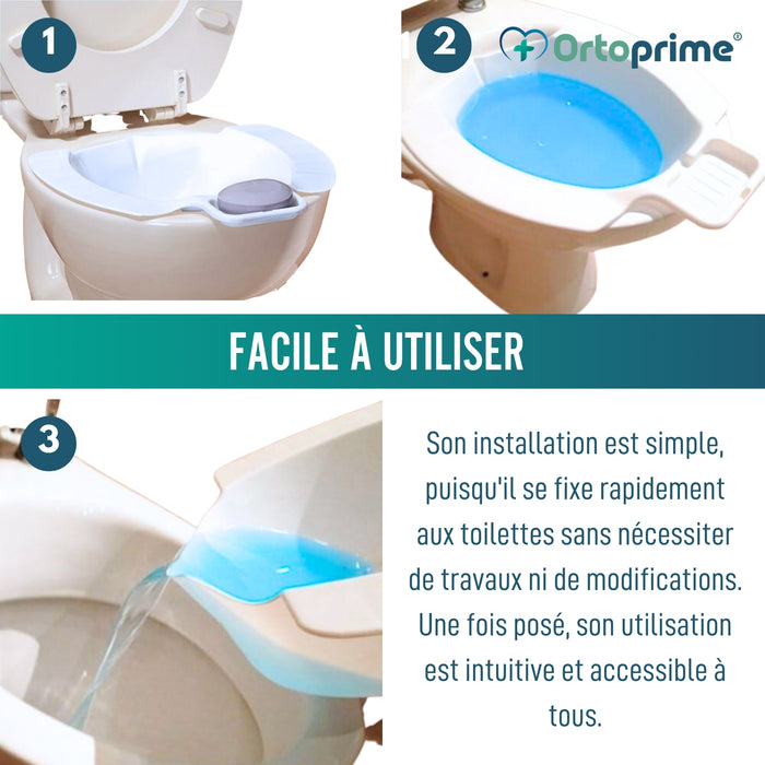 Bidet Adaptable WC Hygiène Intime | Porte-Savon