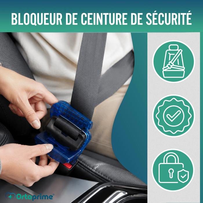 Blocage Ceinture de Sécurité avec Clés de Déverrouillage