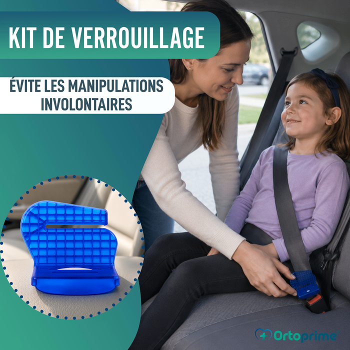 Blocage Ceinture de Sécurité avec Clés de Déverrouillage