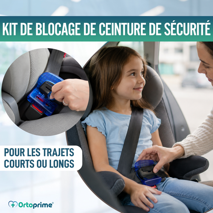 Blocage Ceinture de Sécurité avec Clés de Déverrouillage