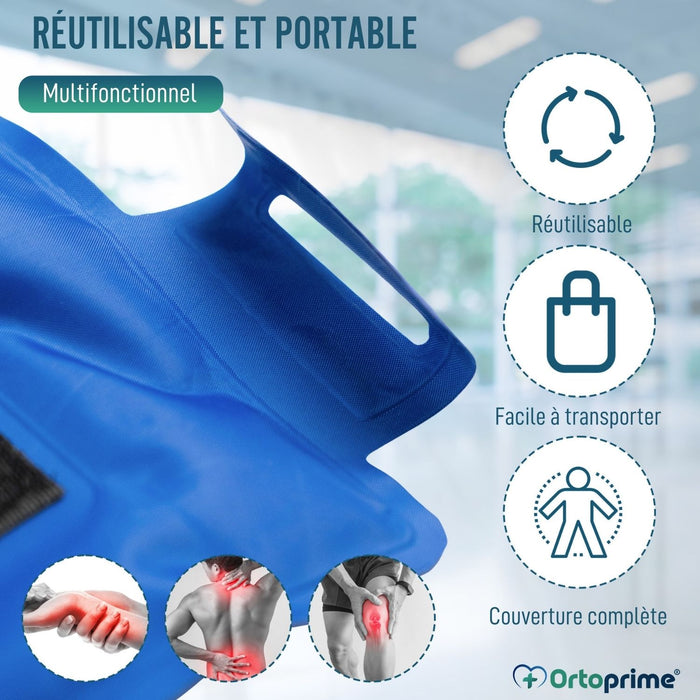 Compresse Thermique pour Blessures | Réutilisable, Adaptable