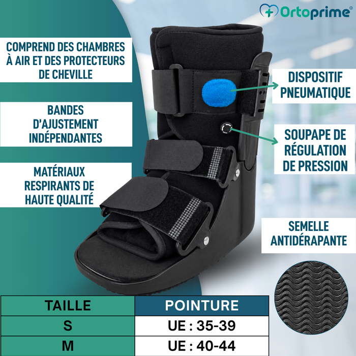 Botte Walker Courte Bilatérale | Botte Orthopédique Pneumatique