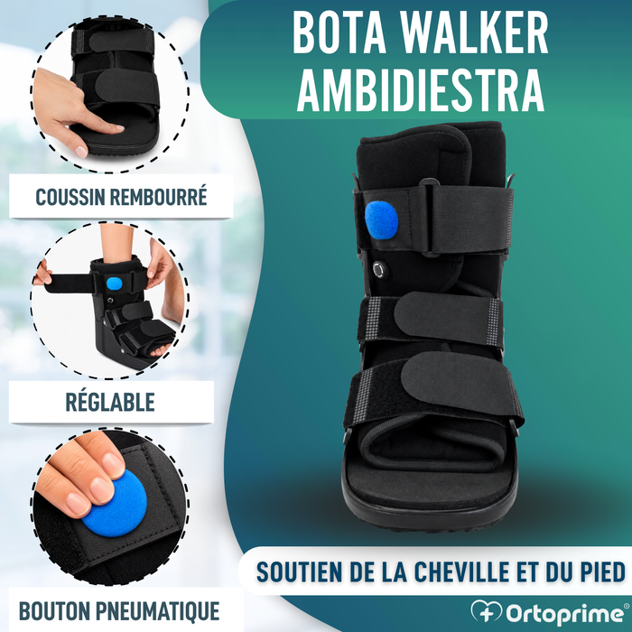 Botte Walker Courte Bilatérale | Botte Orthopédique Pneumatique