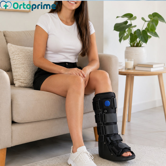 Botte Walker Longue Fixe avec Chambre à Air | Orthopédique