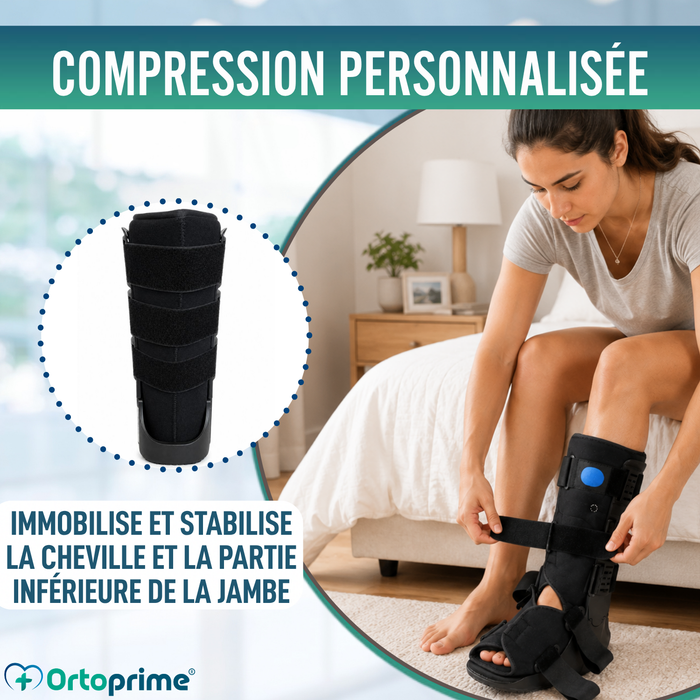 Botte Walker Longue Fixe avec Chambre à Air | Orthopédique