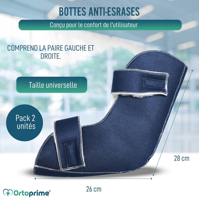 Bottes Anti-Escarres Protectrices | Paire Gauche et Droite