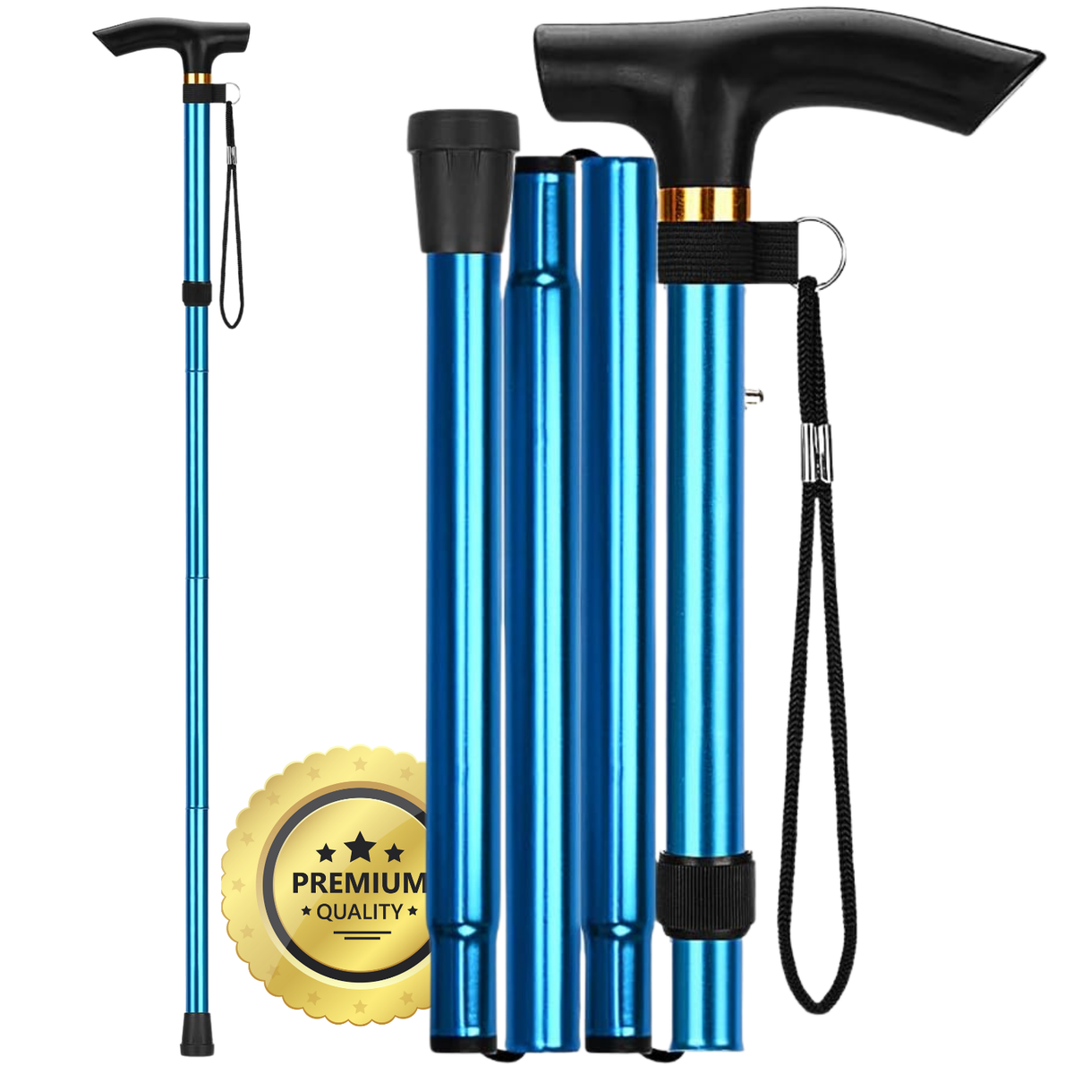 Canne légère réglable en hauteur et pliable - Fayet Canne légère réglable en hauteur et pliable - Fayet