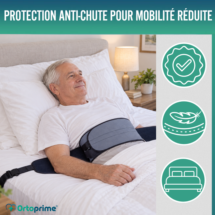 Ceinture Abdominale de Lit pour Prévention des Chutes
