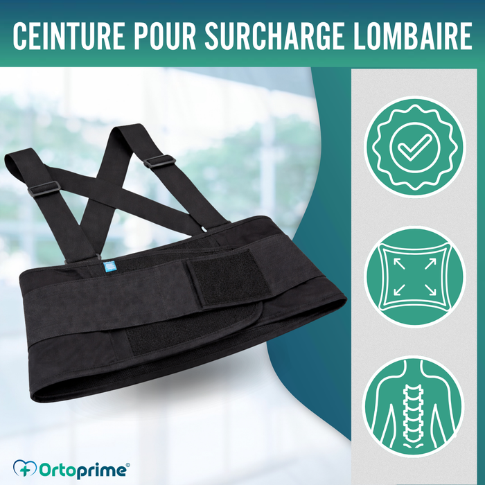 Ceinture Lombo-Sacrée de Travail | Orthèse Réglable