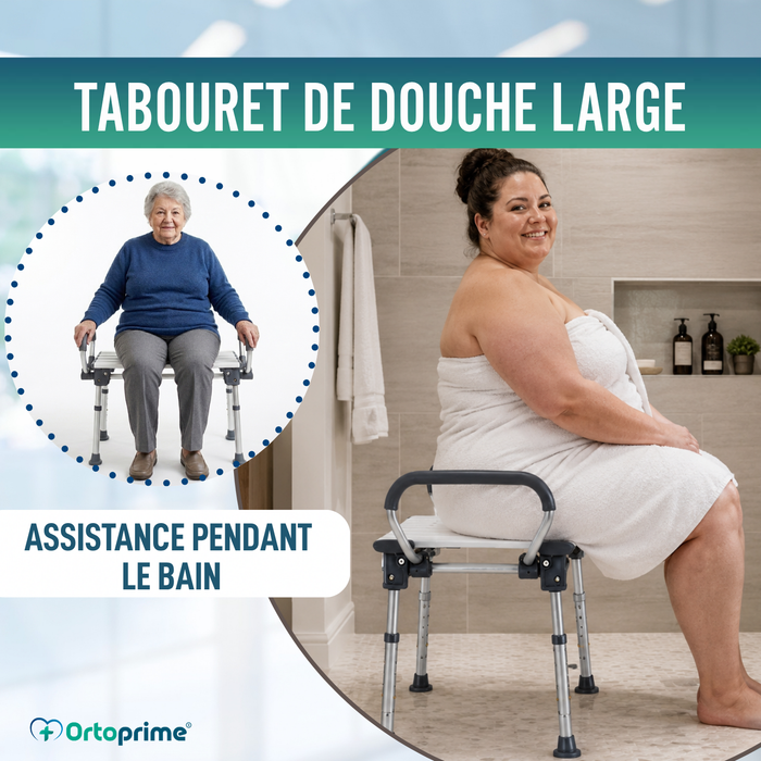 Coussin de Baignoire Gonflable Bariatrie XXL | Accoudoirs