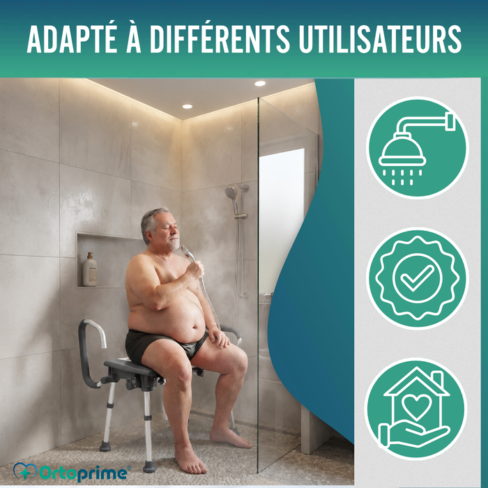Coussin de Baignoire Gonflable Bariatrie XXL | Accoudoirs