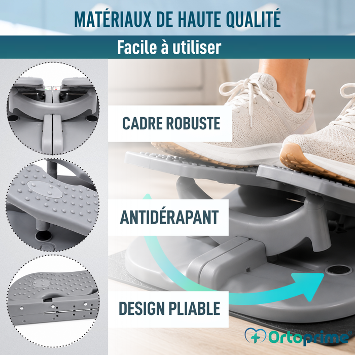 Mini Stepper Pliable pour Seniors | Pédales Statiques