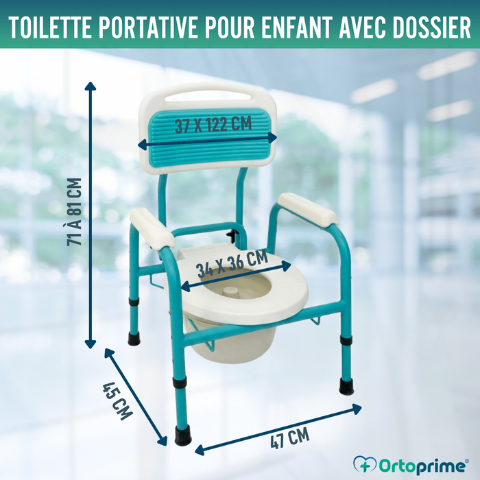 Chaise WC Enfant avec Réducteur | Hauteur Réglable