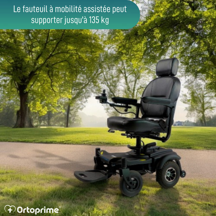 Chaise Roulante Électrique Démontable avec Joystick Digital