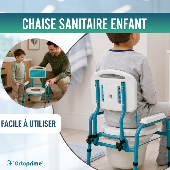 Chaise WC Enfant avec Réducteur | Hauteur Réglable