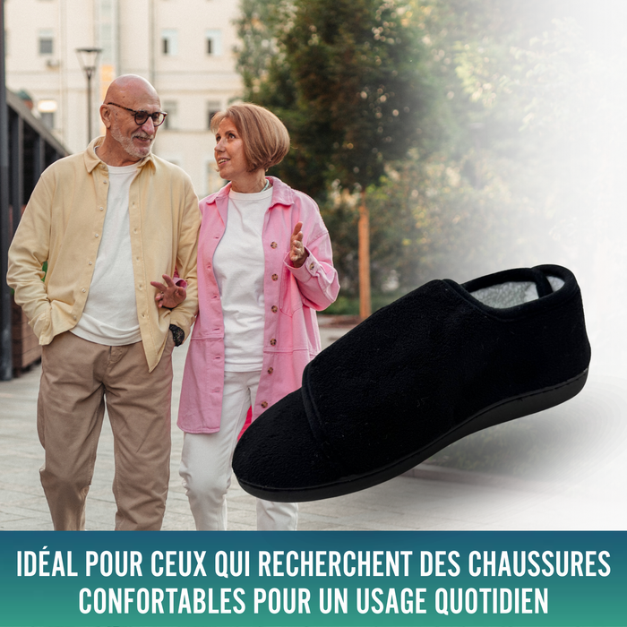 Chaussons Orthopédiques Femme et Homme Pieds Enflés Respirant