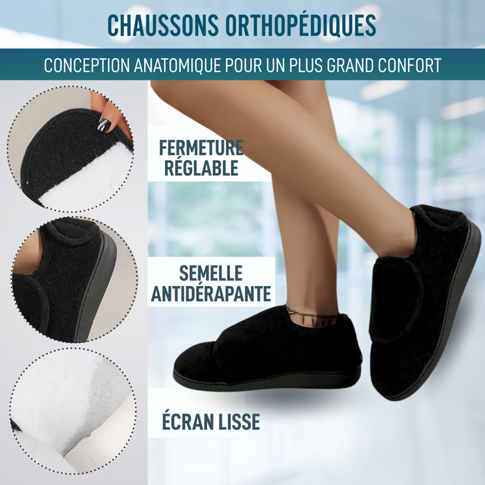 Chaussures pour Pieds Larges Unisexes | Chaussure Large Fourrure