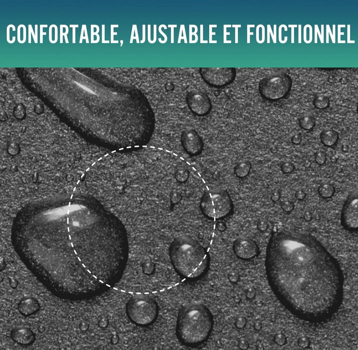 Imperméable avec Fermeture Éclair pour Fauteuil Roulant