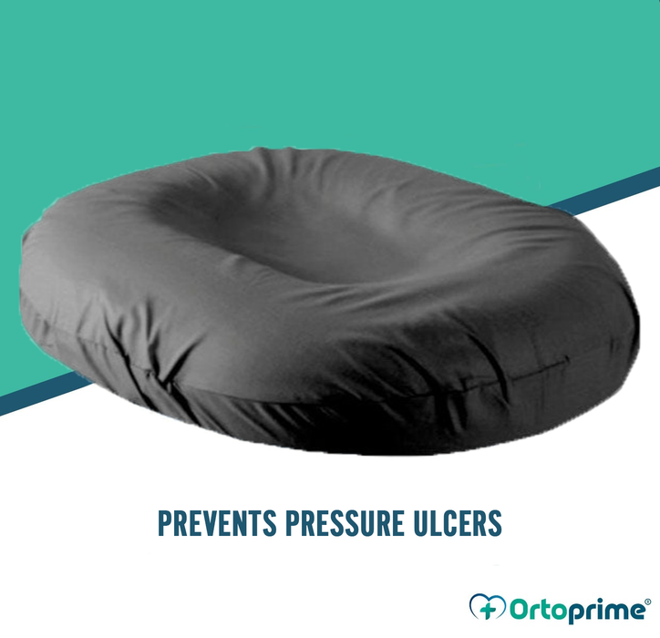 Coussin Antiescarres Ovale en Viscoélastique pour les Hémorroïdes