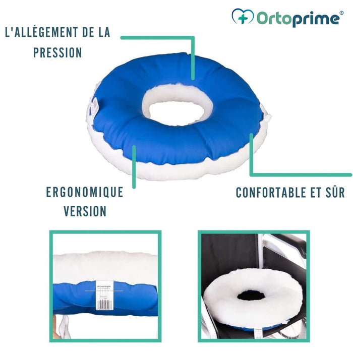 Coussin Anti-Escarres En Gel Et Mousse Mémoire De Forme - Soulagement Coccyx Et Hémorroïdes