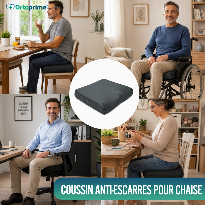 Coussin Anti-escarres Viscoélastique 80kg/m3