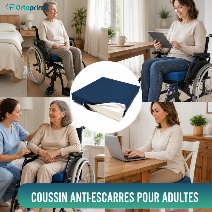 Coussin Anti-escarres Viscoélastique 50kg/m3
