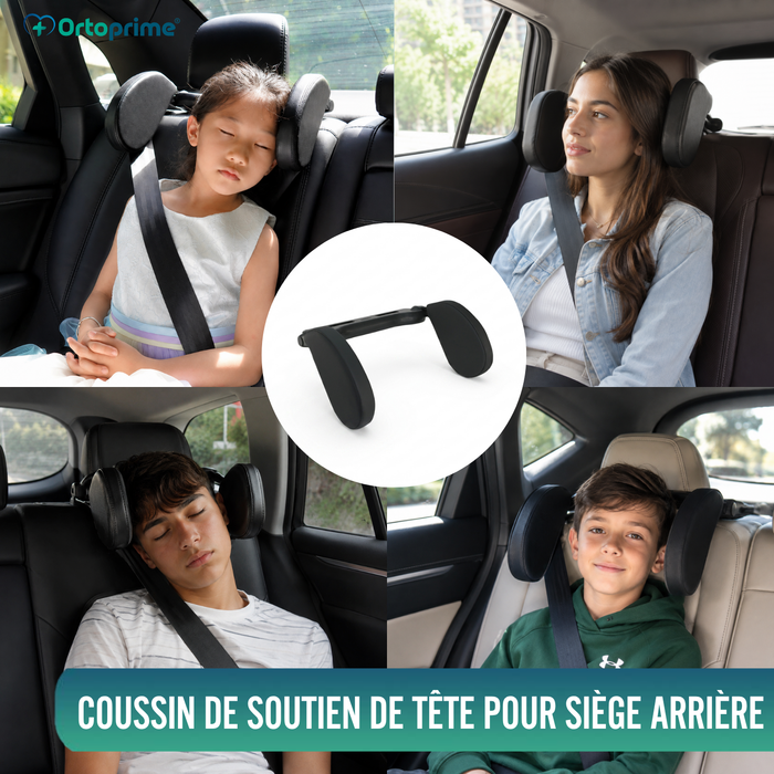 Appui-Tête Auto pour Siège Arrière | Rabattable