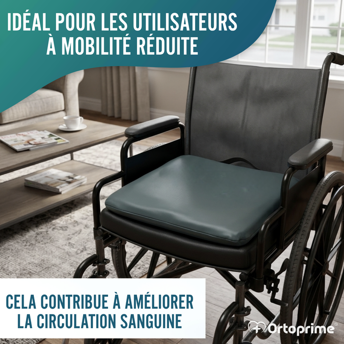 Coussin Anti-Escarres Visco-Gel pour Fauteuil Roulant 85 kg/m3