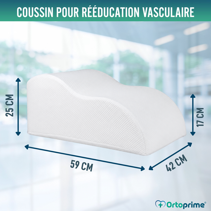 Coussin Repose-jambes en Mousse à Mémoire de Forme | Oreiller Vasculaire