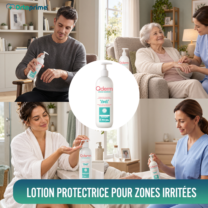 Crème Anti-escarres à l'oxyde de Zinc pour les Peaux Irritées | Distributeur 500 ml