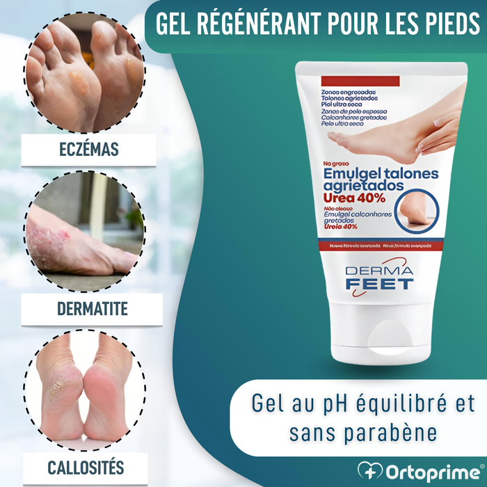 Gel pour talons fissurés | Concentration Urée 40%