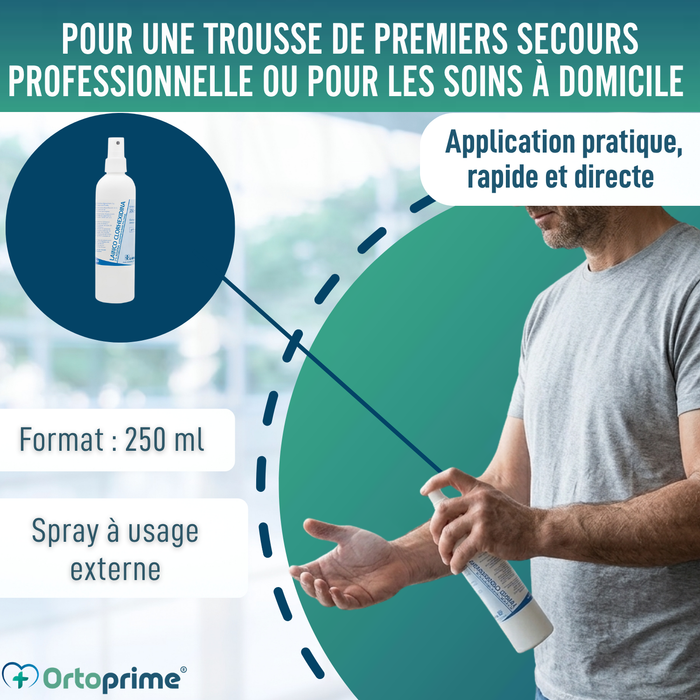Spray Antiseptique Chlorhexidine 2% | Solution Aqueuse 250 ml