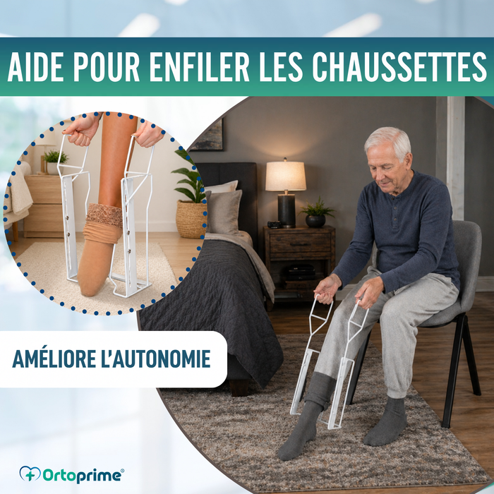 Enfile-bas de Compression | Aide Pliable