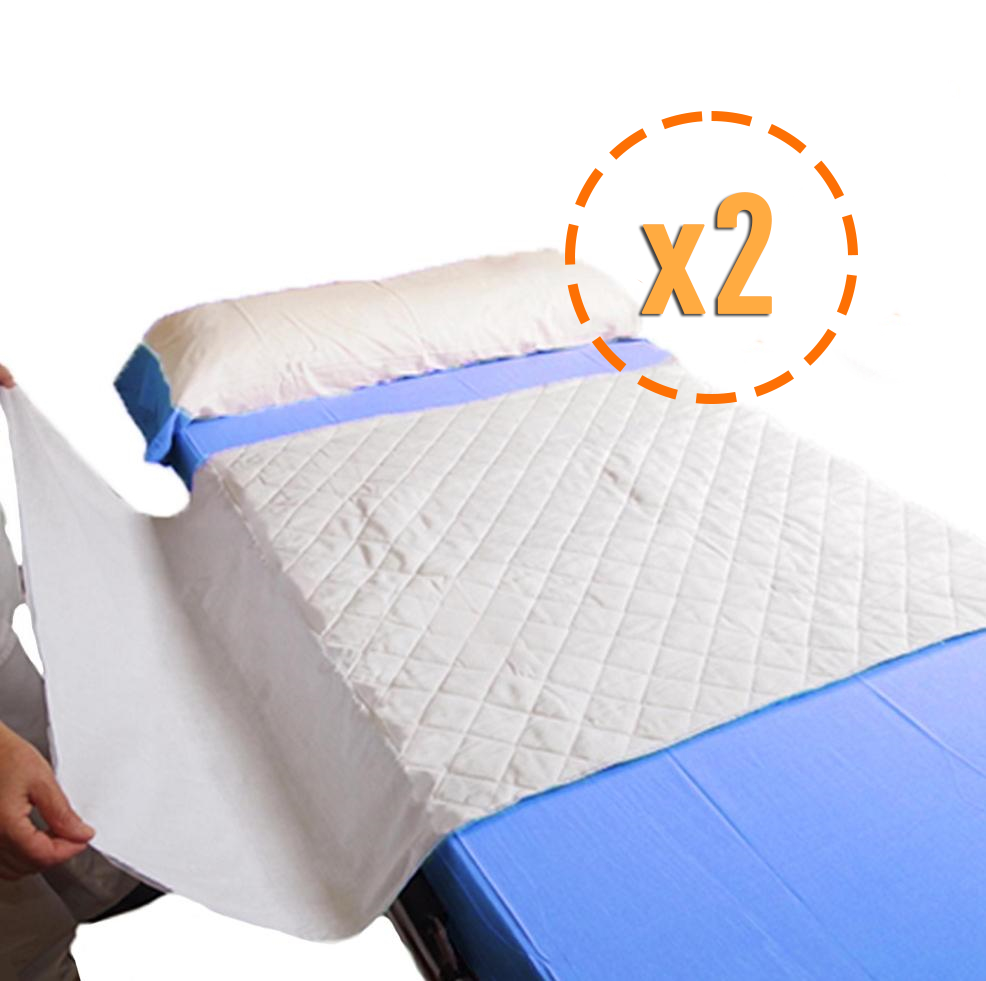 Lot de 2 protèges matelas bébé Allergostop sans traitement 70x140 cm