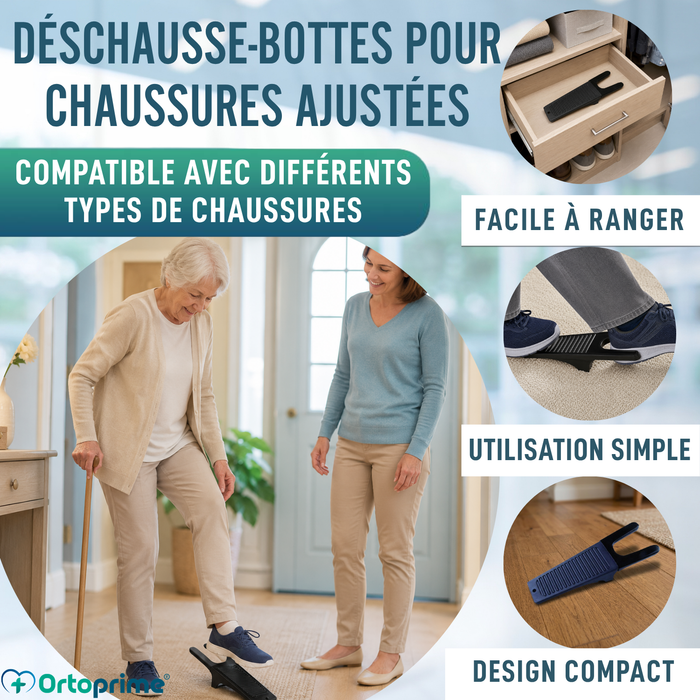 Enfile-chaussures en Plastique Antidérapant Orthopédique | 13 cm