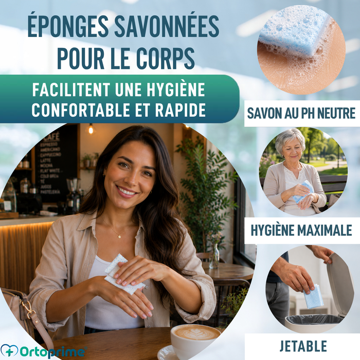 Éponges Jetables Boîte de 1800 Unités