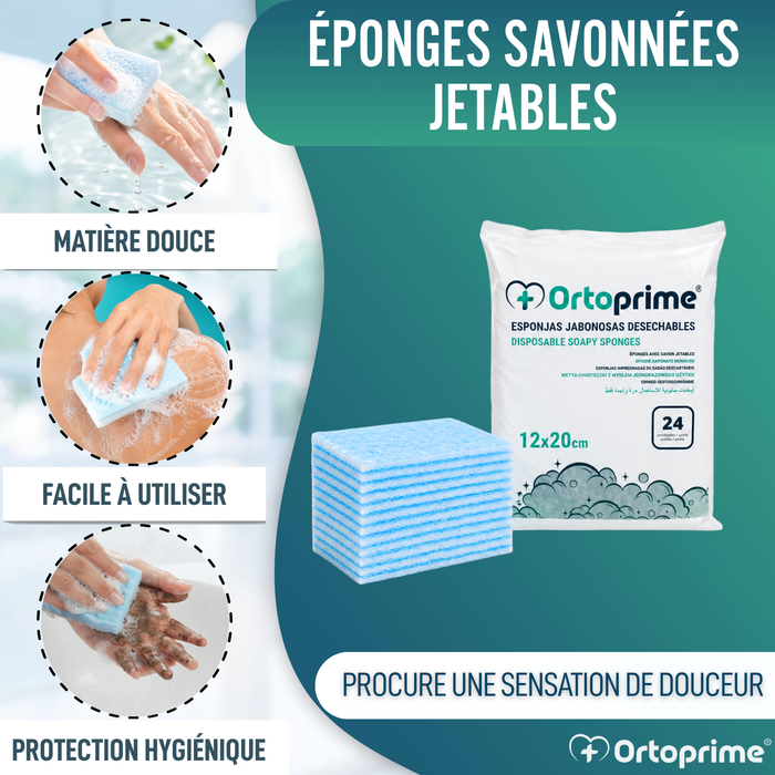 Éponges Jetables Boîte de 1800 Unités